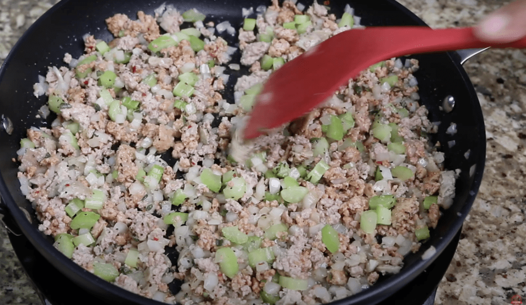 sweet and hot Italian sausage for cornbread dressing